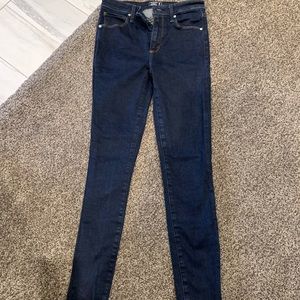Abercrombie and Fitch skinny dark jeans size 26. Never worn.